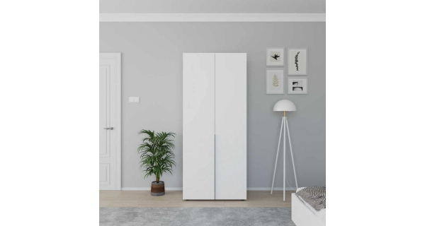 Policová skříň HELMAR, bílá DOPRODEJ