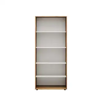 Policová skříň HELMAR, ořech DOPRODEJ