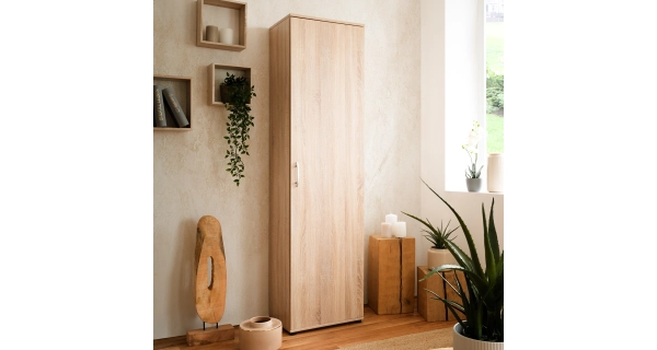 Policová skříň MEI, dub sonoma