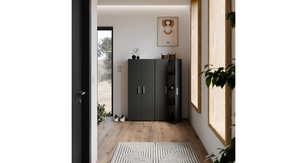 Policová skříň NEJBY BRUNESA, antracit