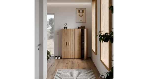 Policová skříň NEJBY BRUNESA, dub sonoma