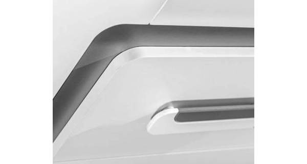 Policová skříň ORAKI III, antracit/bílá 