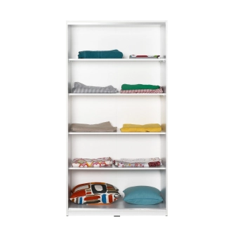 Policová skříň UBINAS, bílá