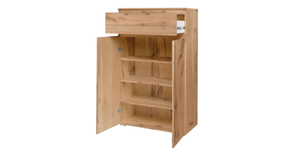 Policový botník DAGLARI, zlatý dub