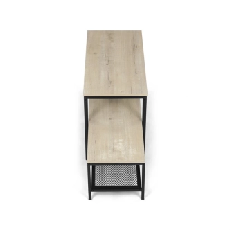 Policový botník NALSON, dub sonoma/černý