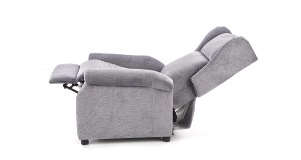 Polohovací křeslo CELEIA-M, šedá