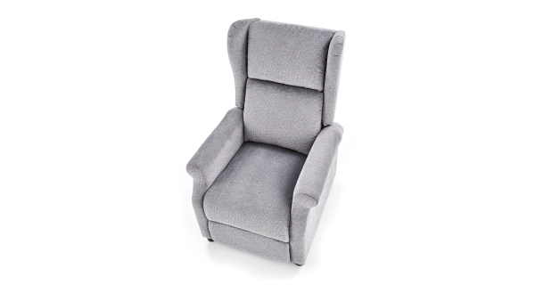 Polohovací křeslo CELEIA-M, šedá