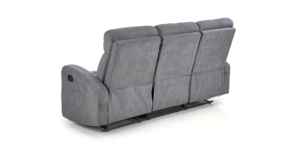 Polohovací pohovka ZERIBET 3S, tmavě šedá