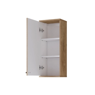 POLSON koupelnová sestava, bílá/dub zlatý Harbor