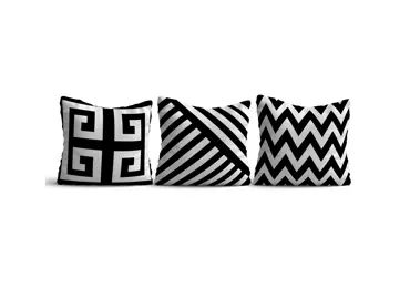 Polštáře NN01246 - sada 3 ks 43 x 43 cm