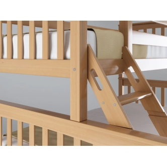 Poschoďová postel DENDA 90/140, buk natur
