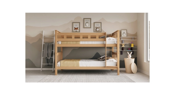 Poschoďová postel DENDA 90, buk natur