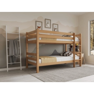 Poschoďová postel LENDA 90, buk natur