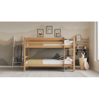 Poschoďová postel LENDA 90, buk natur