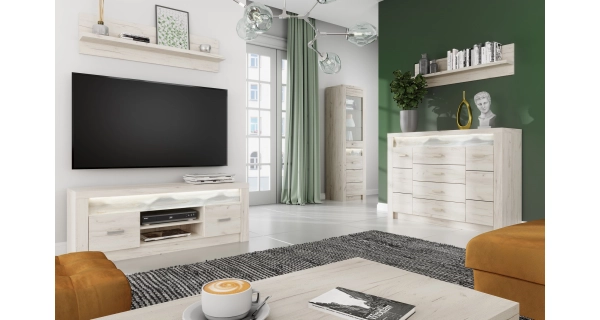 Postel 160x200 SWED S19, jasan bílý