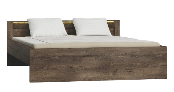 Postel 160x200 SWED S19, jasan světlý