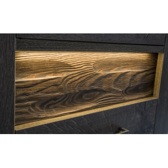 Postel 160x200 SWED S19, jasan tmavý