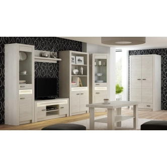 Postel 90x200 SWED S20, jasan bílý