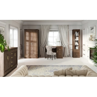 Postel ACHAO 160x200 cm, dub lefkas