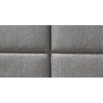 Postel ADMON, 160x200, šedá/chrom