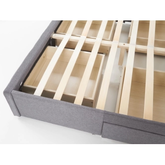 Postel BENGAL 160x200 cm, šedá