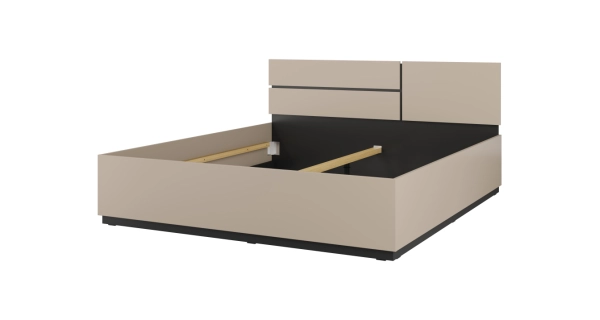 Postel BONIFACIO 180x200 cm, congo/černá