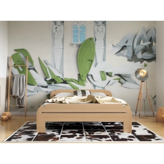 Postel BRAHE 180, buk natur