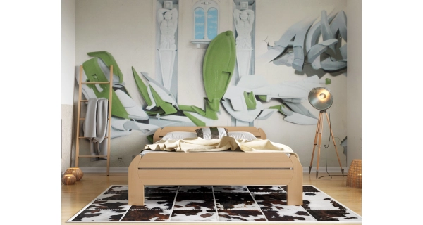 Postel BRAHE 180, buk natur