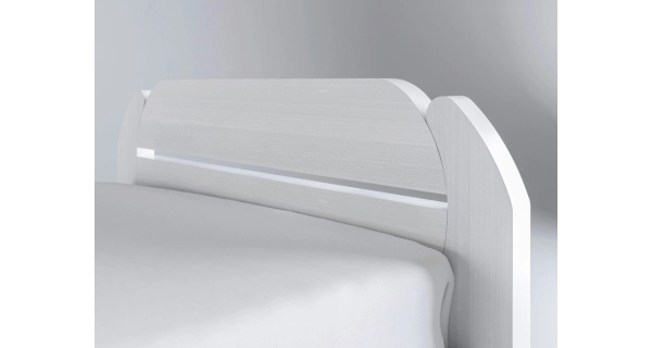 Postel BRAHE 90, masiv buk/barva bílá