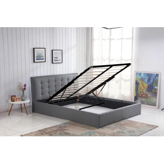 Postel BREGENZ, 120x200, šedá