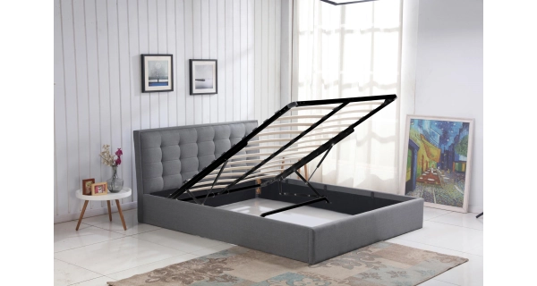 Postel BREGENZ, 120x200, šedá