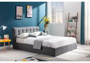 Postel BREGENZ 160x200 cm, šedá