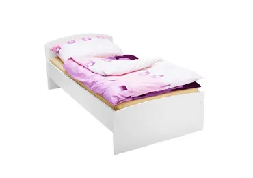 Postel COPPER 90x200 cm, lamino, bílá