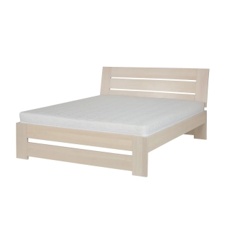 Postel CORDULA 160x200, masiv buk/moření: buk bělený