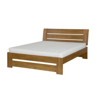 Postel CORDULA 160x200, masiv buk/moření: rustikal