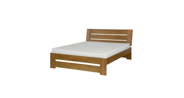 Postel CORDULA 160x200, masiv buk/moření: rustikal