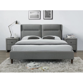 Postel CROMER 160x200 cm, šedá