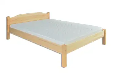 Postel DISTAGHIL, 160x200, masiv borovice, moření: ...