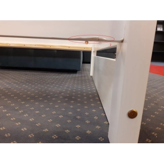 Postel DWAYNE, bílý lak - II. jakost, POUZE OSOBNÍ ODBĚR