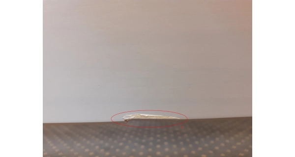 Postel DWAYNE, bílý lak - II. jakost, POUZE OSOBNÍ ODBĚR