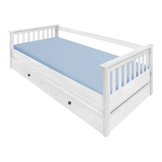 Postel DWAYNE, bílý lak 