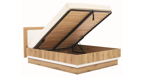 Postel FILIPPOPOLI 140, dub evoke/bílá alpský lesk