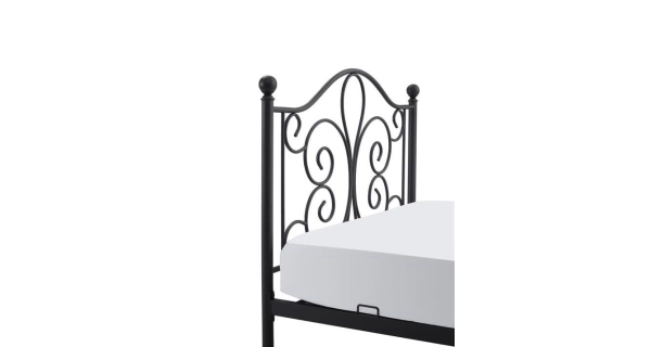 Postel GARTHA 120x200 cm, černá