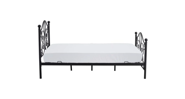 Postel GARTHA 120x200 cm, černá