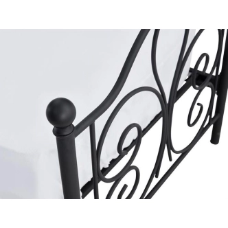 Postel GARTHA 120x200 cm, černá