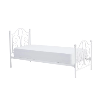 Postel GARTHA 90x200 cm, bílá