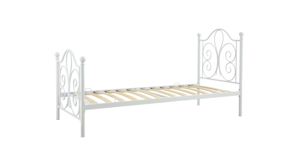 Postel GARTHA 90x200 cm, bílá