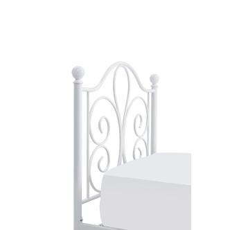 Postel GARTHA 90x200 cm, bílá