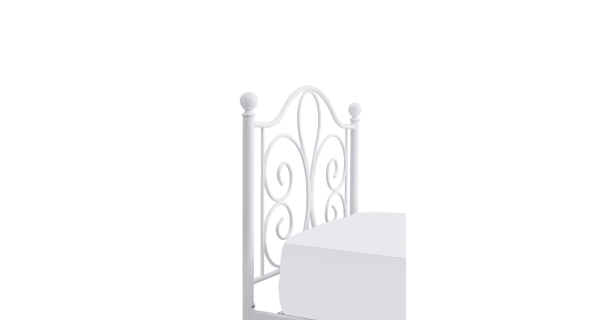 Postel GARTHA 90x200 cm, bílá