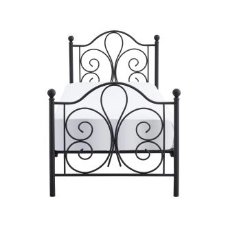 Postel GARTHA 90x200 cm, černá